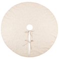 thumbnail image 1 of SARO LIFESTYLE Jupe Arbre de Noël Mélange Lin Naturel 56 Pouces, 1 of 2