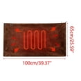 thumbnail image 3 of YOPTOP Heated Electric Blanket Coral Fleece Twin Size with 4 Heat Settings Wearable USB Heated Blanket ShawlHeated Electric Blanket Coral Fleece Twin Size,coffee, 3 of 6