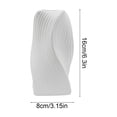 thumbnail image 3 of QTOCIO Vase Plastic Vase With Ceramic Appearance Non Fragile Vase Decorative Art Tabletop Decoration Warm House Gift Wedding Dining Table Bookshelf Art Decoration, 3 of 4