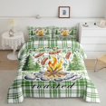 thumbnail image 1 of Erosebridal Camper Comforter Sets Toddler Size, Cartoon RV Car Comforters & Duvets, Happy Camping Decor, Reversible 2 Pieces, 1 of 7