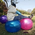 thumbnail image 2 of MesaSe Christmas Theme Yoga Ball Lightweight Anti-slip PVC Handle Hopper Ball for Exercise, 2 of 10