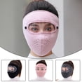 thumbnail image 3 of Winter Windproof Ski Mask Warmer Gear Full Face Hood + Goggles Q9C3, 3 of 8