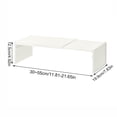 thumbnail image 3 of Todaioua Cabinet Shelf Expandable Organizer Riser Rack for Kitchen Pantry Cupboard Under Sink Countertop Home Organization Extra Storage Space Saver Plastic Edgeless Design White, 3 of 9