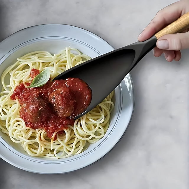 Yhmxh Kitchen Gadgets Cooking Gadgets Kitchen Gifts Home and Kitchen Wooden Handle Kitchenware Non Stick Pot Cooking Salad Kitchenware Shala shovel