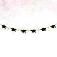 thumbnail image 4 of SHISUYAN Creative Graduation Party Pendant Doctorial Hat Star Paper Banner Hanging Pull Flag, 4 of 8