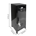 thumbnail image 2 of tredstone Small Makeup Storage Cabinet Vertical File Cabinet for Cotton Pad Entryway Black, 2 of 8