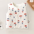 thumbnail image 1 of Baby Clothes for Girls Warm Sleeveless Top For 0 To 2 Year Old, Fall And Winter Inner Quilted Sleeveless Top, Three-layer Warm Sleeveless Top Girls Clothes on Clearance, 1 of 7