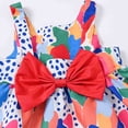 thumbnail image 4 of Robe pour Nouveau-Né Sans Manches Robe Tutu pour Bébé Robes d'Été pour Filles avec Chapeaux 2 Pcs Robe de 1er Anniversaire 2-3 Ans, 4 of 8