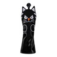 thumbnail image 3 of koolsoo Couvre-Têtes de Club de Golf Maillé Putter Motif Chat Accessoires Putter Queue Couvre-Tête UT Bois Queue Noir, 3 of 9