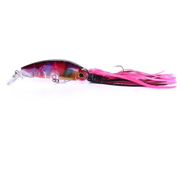 1pcs/8 Pcs Leurre de Pêche Pieuvre Réaliste 10cm Appât Artificiel Appât Réaliste Plastique Lac Rivière Poisson Swimbaits