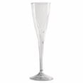 thumbnail image 1 of Plastic Champagne Glasses Classicware 5oz 1 Piece Design 10 per Pack, 1 of 2