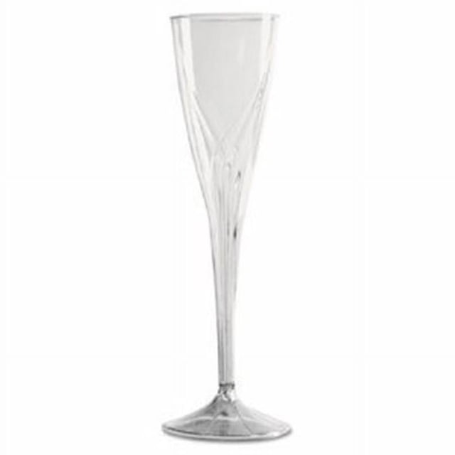 Plastic Champagne Glasses Classicware 5oz 1 Piece Design 10 per Pack