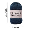 thumbnail image 3 of 5 Strands Milk Cotton Crochet Yarn for Baby Sweaters, Dolls & DIY Crafts - Soft 1mm Thread for Knitting Beginners, 3 of 6