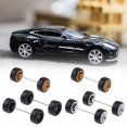 thumbnail image 4 of FurNest Roues de Voiture Modèle 1/64 avec Pneus en Caoutchouc Pièces Modifiées de Base en ABS Véhicule, 4 of 8