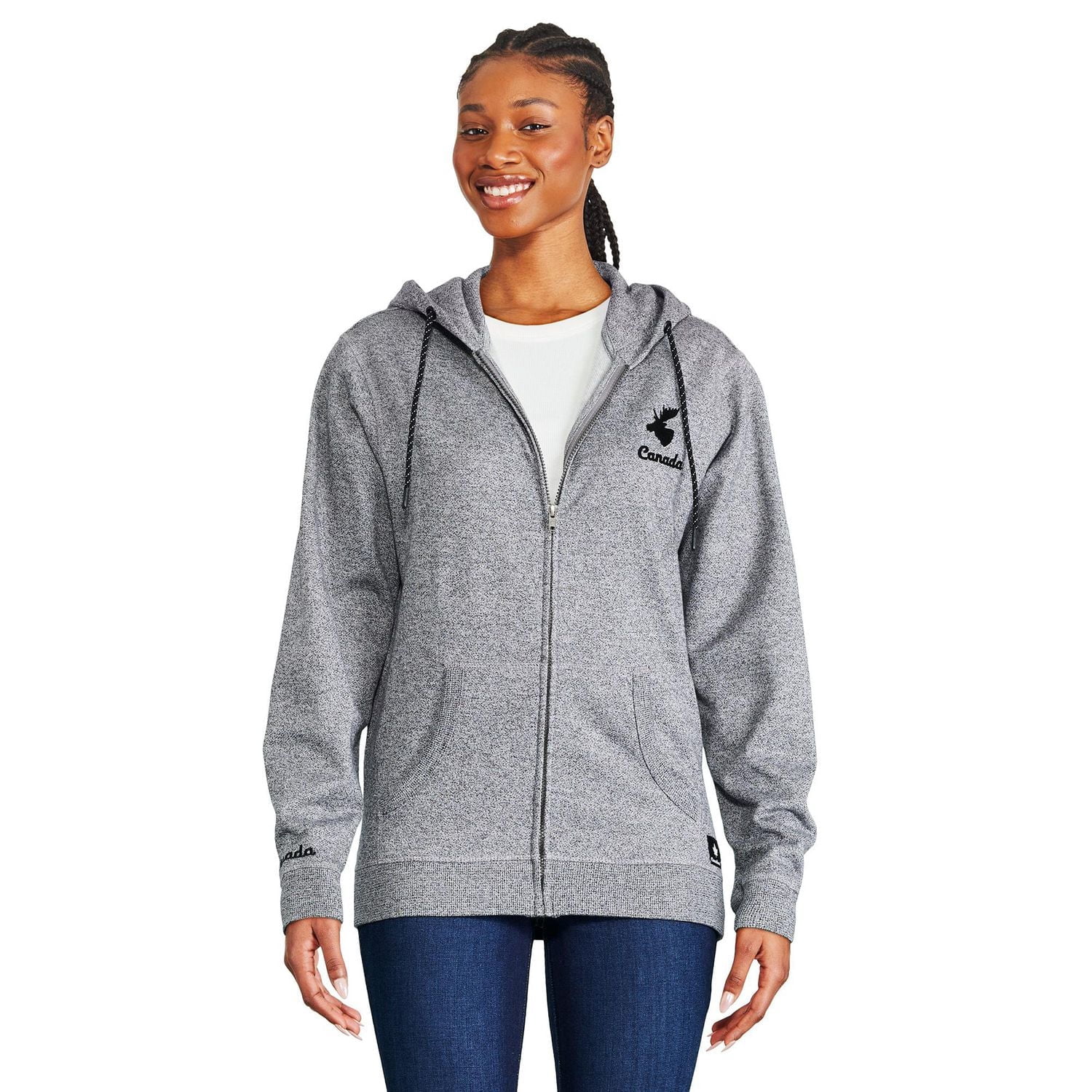 Canadiana Adult Gender Inclusive Full-Zip Hoodie