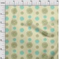 thumbnail image 2 of oneOone Cotton Flex Fabric Spiral & Floral Block Print Fabric By Yard 40 Inch Wide, 2 of 4