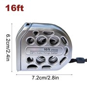 Vwrxbz Stainless Steel Measuring Tape 16FT/25FT Self-Locking Waterproof Tape Measure Retractable Ruler