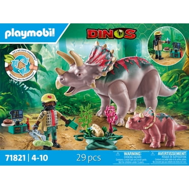 Playmobil Triceratops Family Play Set