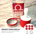 thumbnail image 2 of MasteelfCA 1 Set Christmas Cookie Seal Hand Press DIY Baking Molds Biscuit Cutters, 2 of 8