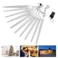 thumbnail image 4 of Meteor Shower Lights Waterproof Plastic Christmas Icicle Lights for Weddings Window Decor, 4 of 7