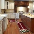 thumbnail image 3 of Christmas Kitchen Mats for Floor,Christmas Kitchen Rugs Set of 2,Christmas Kitchen Rugs and Mats for Floor Non-Slip Backing Mat,Christmas Kitchen Decor,Anti Fatigue Kitchen Rug with Runner, 3 of 8