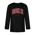 thumbnail image 3 of T-Shirts pour Homme Manches 3/4 Col Rond Confortable Couleur Graduée Ajusté Noir T-Shirts Graphiques pour Hommes Taille TTG, 3 of 4