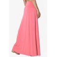 thumbnail image 4 of Jupe Longue Maxi Décontractée en Jersey Drapé pour Femmes Taille Pliable, 4 of 7