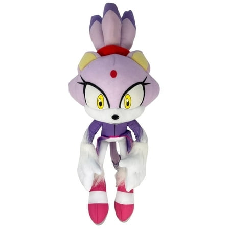 Great Eastern Sonic The Hedgehog Blaze The Cat 14" Stuffed Plush - Officially Licensed, Cute & Collectible, Limited Availability