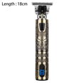 thumbnail image 2 of Professional Hair Trimmer, Hair Clipper Contour Trimmer Men's t9 Vintage Series Trimmer, 2 of 5