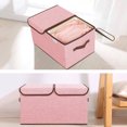 thumbnail image 2 of TIMIFISStorage Box Fabric Foldable Storage Box Double Cover Sealing Effect Is Good Clothes Sorting And Storage Detachable, 2 of 4