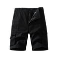 thumbnail image 1 of Styesk Mens Shorts Men's Pockets Cargo Pants Casual Button Classic Summer Short With Multi Pockets, 1 of 5