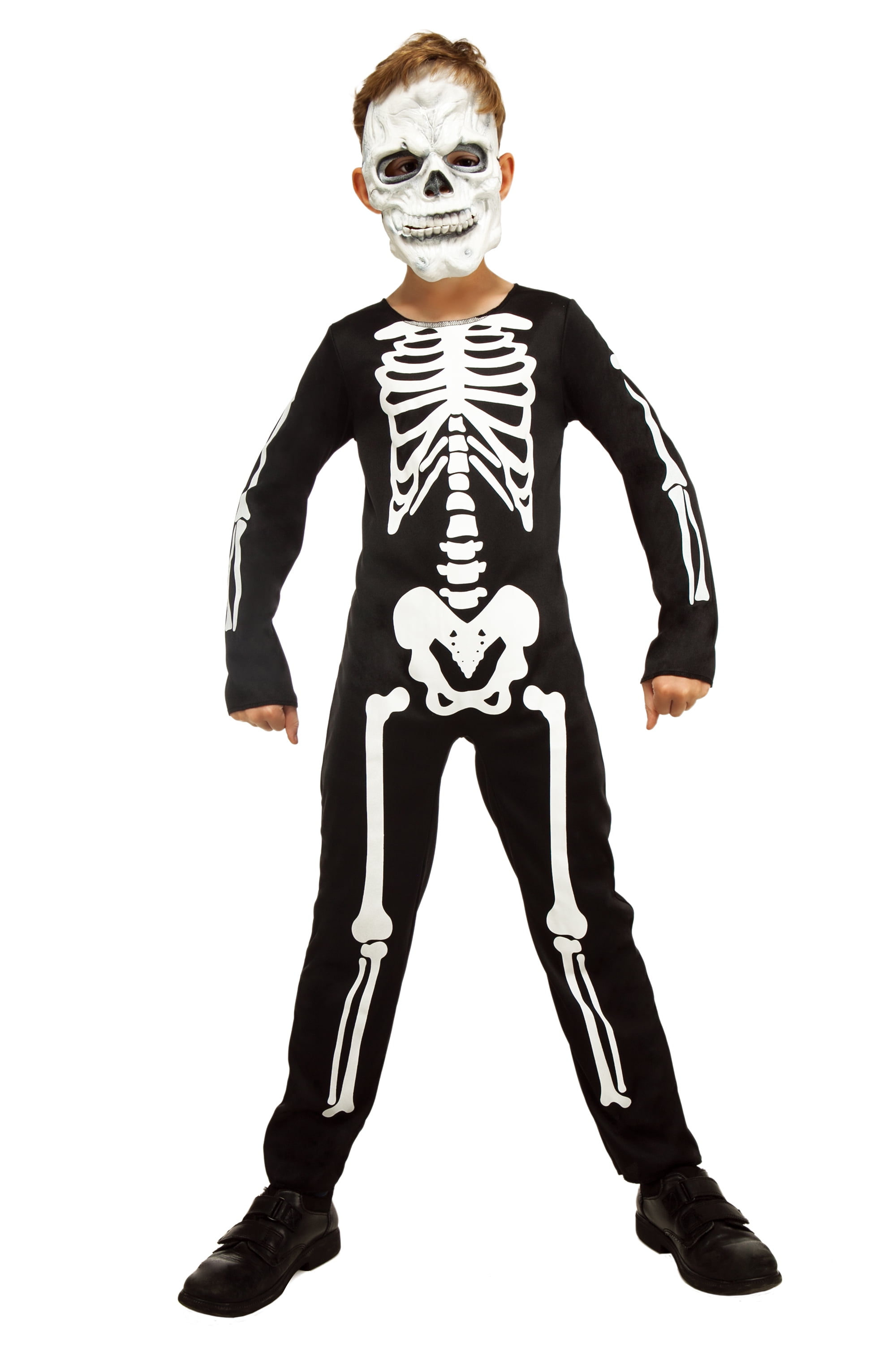 Skeleton Costume for Boys, One Size Fits Most, Partyholic