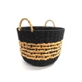 thumbnail image 1 of Hometrends Woven Paper & Water Hyacinth Storage Basket, Large, 1 of 6