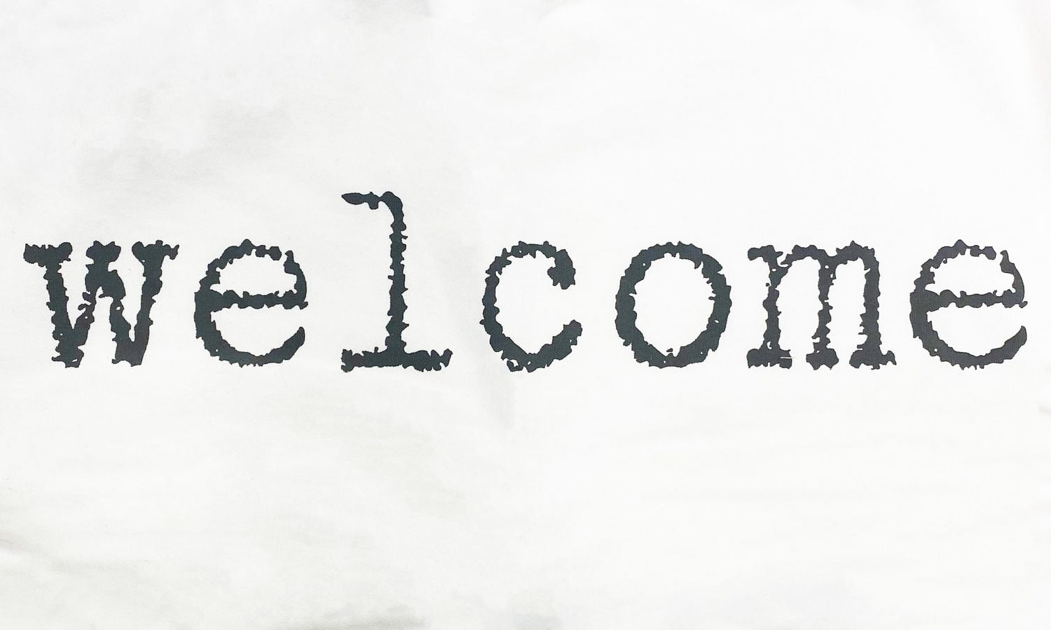 Oreiller décoratif Welcome de hometrends