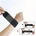 thumbnail image 3 of LNGOOR Adjustable Breathable Wrist Support Brace - Anti-Sprain  Elastic Band for Sports & Medical Use, 3 of 7