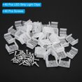 thumbnail image 3 of Unique Bargains LED Strip Light Clips, 40 Pack Mounting Bracket Fixing Clip Plastic Clamp for 18mm-20mm Light Cable Translucent, 3 of 6