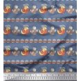 thumbnail image 1 of Soimoi Poly Crepe Fabric Circle & Bird Kids Print Fabric by The Yard 42 Inch Wide, 1 of 3