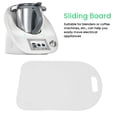 thumbnail image 4 of Kitchen Appliance Sliding Board, Anti Scratch Large Size, Versatile Usage, White Acrylic ABS Kitchen Appliance Sliding Tray for TM5 TM6, with White Acrylic & ABS, 4 of 7