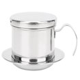 thumbnail image 2 of Coffee Pot, Hand Drip Leaking Pot Hand Brewed Coffee Pot Drip Filter Cup Reusable Stainless Steel with Circular Plate Water Separator for Home Kitchen Office Restaurant, 2 of 7