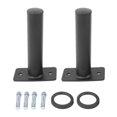 thumbnail image 1 of 2pcs Steel Barbell Holder Stable Durable Save Space Weight Plate Rack for Gym Fitness Enthusiast, 1 of 14