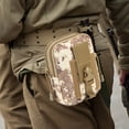 thumbnail image 4 of 2-Pack Tactical Waist Packs – Military-Grade MOLLE Pouch for Outdoor/Sports , Waterproof 800D Fabric (6.3 x 4.7 Inch) – Fits Phone, Flashlight & Essentials F, 4 of 5
