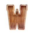 thumbnail image 2 of LSLJS Wooden English Letter Saving Can Transparent Glass Saving Can, Piggy Bank, 2 of 6