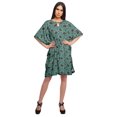 thumbnail image 3 of Moomaya Robe Courte de Caftan de Plage, Robe de Couverture Imprimée, Kaftan pour Femmes, Tenue de Plage, Couverture, 3 of 4