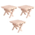 thumbnail image 1 of KAKOWELY 3PCS Miniature Folding Table Models Creative Wooden Mini Table Mini House Decor,2.32"X2.32"X1.81", 1 of 5