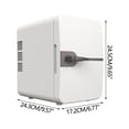 thumbnail image 3 of 6L Portable Car Refrigerator and Warmer - 12V/220V Dual Voltage Compact Mini Fridge for Travel, Office, and Home Use, 3 of 4