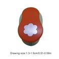 thumbnail image 2 of kurtrusly Hole Puncher Paper Punchers Circle Cards Labor-saving Decoration Tool Accessories Easy and Fast Manual Tools Consistent Design six plum blossoms, 2 of 5
