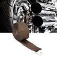 thumbnail image 1 of 5m High Temp Exhaust Heat Wrap Glass Fiber Insulation Tape for Car Motorcycle, 1 of 8