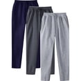 thumbnail image 1 of Kcodviy Male Hip Hop Pants Mens Workout Pants with Pockets Casual Solid Color Track Men Colorful Pants Cuff Lace Up Workout Bedroom with Pants with Pocket Pcs, 1 of 3
