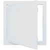 Byson Access Panel High Grade Plastic Inspection Hatch Drywall Wall Ceiling Paintable Electric Plumbing Hole Cover Detachable Door Fits Flush to Surface (Neck Size: 6 x 6 inches)
