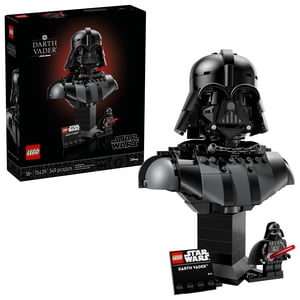 LEGO Star Wars Darth Vader Buste - Ensemble de bâtiments à collectionner pour adultes, âges 18+ - Cadeau Star Wars pour les hommes & Femmes - Avec la figurine Darth Vader - Décor de la chambre ou de l'étagère - 75439